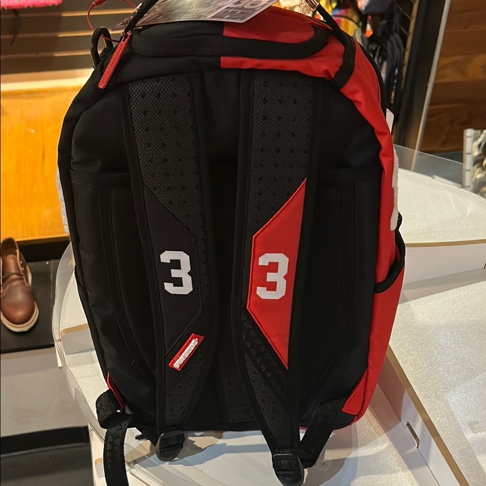 Sprayground Nickelodeon Red and White Backpack - Picture 4 of 9